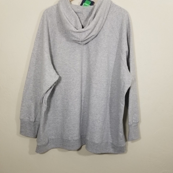 NWT Champion Hoodie Logo Sweatshirt Pullover Gray Size 4X - Picture 4 of 7